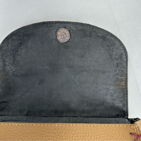 Danielle Nicole Beige Pebbled Vegan Leather Crossbody - Picture 14 of 14